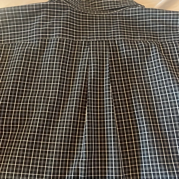 Ralph Lauren Men’s Big Plaid Casual Dress Shirt in Black and White size 3XB - Picture 14 of 14